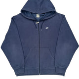 Nike Hoodie - XL Navy Cotton