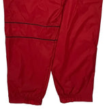 Nike Track Pants - 2XL Red Polyester
