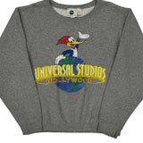 Universal Studios Cartoon Sweatshirt - Small Gray Cotton