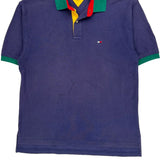 Tommy Hilfiger Polo Shirt - Large Purple Cotton