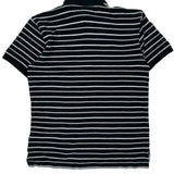 Tommy Hilfiger Striped Polo Shirt - XL White Cotton