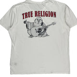 True Religion T-Shirt - Large White Cotton