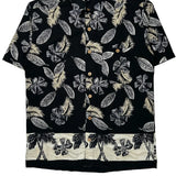 Unbranded Floral Hawaiian Shirt - Medium Beige Cotton