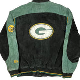 Packers Nfl Football Varsity Jacket - XL Black Suede
