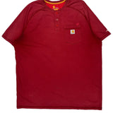Carhartt T-Shirt - 2XL Red Cotton