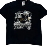 Age 16 Raiders Nfl Graphic T-Shirt - XL Black Cotton