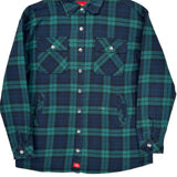 Dickies Checked Jacket - XS Green Cotton