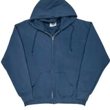 Made In USA Lee Hoodie - Large Blue Cotton