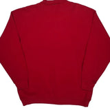 Donald Duck Disney Cartoon Sweatshirt - Medium Red Cotton