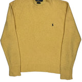 Polo By Ralph Lauren Jumper - XL Yellow Wool