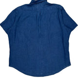 Ralph Lauren Short Sleeve Shirt - 2XL Blue Linen