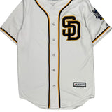 San Diego Padres Majestic Mlb Jersey - Small White Polyester
