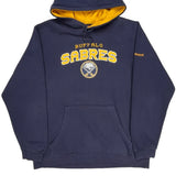 Buffalo Sabres Reebok Hoodie - XL Navy Cotton Blend