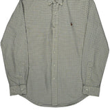 Ralph Lauren Checked Shirt - Small Blue Cotton