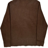 Polo By Ralph Lauren 1/4 Zip - Large Brown Cotton