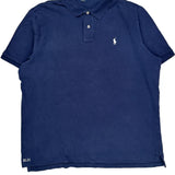 Ralph Lauren Polo Shirt - XL Blue Cotton