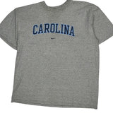 Carolina Nike College T-Shirt - XL Grey Cotton
