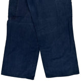 Carhartt Double Knee Carpenter Pants - 32W 25L Navy Cotton
