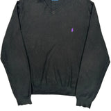 Polo By Ralph Lauren Sweater - Medium Black Cotton
