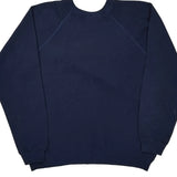 Hanes Graphic Sweatshirt - Large Navy Cotton Blend