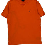 Polo By Ralph Lauren T-Shirt - XS Orange Cotton