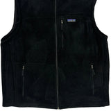 Synchilla Patagonia Fleece Vest - XL Black Polyester