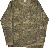 Made In USA Liber Tee'S Long Sleeve T-Shirt - Small Camo Cotton