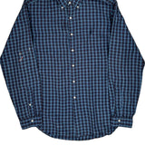 Ralph Lauren Checked Shirt - Large Blue Cotton