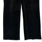 Calvin Klein Jeans Cord Trousers - 33″ Waist Black Cotton