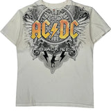 Black Ice Alstyle Ac/Dc T-Shirt - Medium White Cotton
