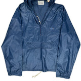 Izod Windbreaker - Medium Blue Nylon