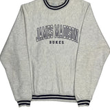 Reverse Weave Champion James Madison Dukes Sweatshirt - Small Gray Cotton