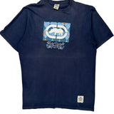 Ecko Unltd Graphic T-Shirt - Large Navy Cotton