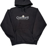Carhartt Hoodie - XL Black Cotton Blend