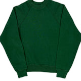 90'S Blank Lee Sweatshirt - Medium Green Cotton Blend