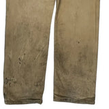 Carhartt Carpenter Trousers - 34W 30L Beige Cotton