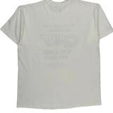 Single Stitch Attitude Delta T-Shirt - XL White Cotton