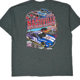 Nashville Superspeedway Nascar T-Shirt - 2XL Gray Cotton Blend