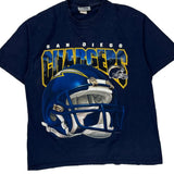 San Diego Chargers Csa Nfl T-Shirt - Large Navy Cotton