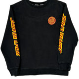Age 10 Santa Cruz Sweatshirt - Medium Black Cotton