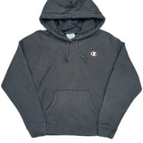 Champion Hoodie - Medium Black Cotton