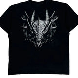 Dragon Wild Single Stitch T-Shirt - XL Black Cotton