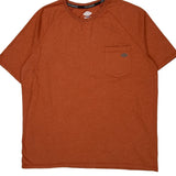 Dickies T-Shirt - XL Orange Cotton Blend