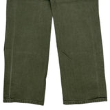 Carhartt Double Knee Carpenter Trousers - 30W 32L Green Cotton