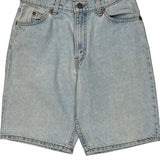 Levis Denim Shorts - 30W 10L Light Wash Cotton