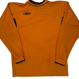 Umbro Goal Keepers Football Shirt - Medium Orange Polyester