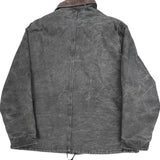 Carhartt Oversized Jacket - XL Grey Cotton
