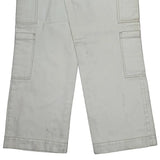 Revival Cargo Pants - 26W US 4 White Cotton