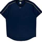 Nike T-Shirt - XL Navy Polyester