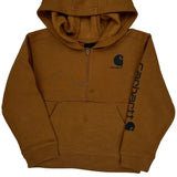 Age 4 Carhartt Hoodie - XS Brown Cotton